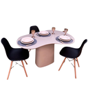 Ver imagem 1 de Mesa de Jantar Cone Orgânica Lui 120x80cm Offwhite