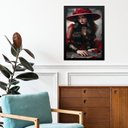 Ver imagem 1 de Quadro Umbanda Dama da Noite do Cabaré 45x34cm:moldura Preta