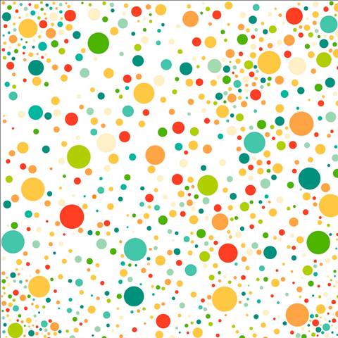 Papel de Parede Infantil Bolinhas Coloridas Decorativo Autocolante Lavável 3m Adesivo