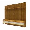 Ver imagem 2 de Rack com Painel para TV até 85 Polegadas 3 Gavetas com LED e Pés Requinte Clean 