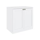 Ver imagem 2 de Armário para Escritório Baixo 2 Portas Provençal Branco Infinity 100% MDF