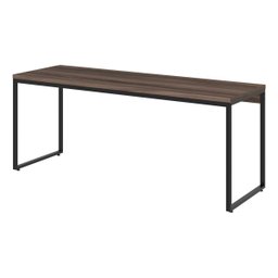 Escrivaninha Mesa Escritório Home Office 1,80x0,60 Dynamica Nogal - 1