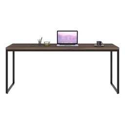 Escrivaninha Mesa Escritório Home Office 1,80x0,60 Dynamica Nogal - 5