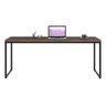 Escrivaninha Mesa Escritório Home Office 1,80x0,60 Dynamica Nogal - 5