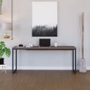 Ver imagem 3 de Escrivaninha Mesa Escritório Home Office 1,80x0,60 Dynamica Nogal