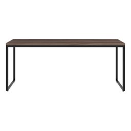 Escrivaninha Mesa Escritório Home Office 1,80x0,60 Dynamica Nogal - 6