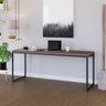 Escrivaninha Mesa Escritório Home Office 1,80x0,60 Dynamica Nogal - 2