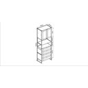 Ver imagem 4 de Estantes Para Livros Provençal 2 Portas 4 Gavetas 100% MDF com Metalon Infinity