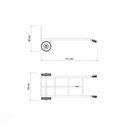 Ver imagem 2 de Carrinho de Mão para Cargas Tramontina com Chassi Metálico Reforçado e Braço Metálico Capacidade 180