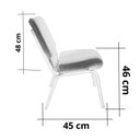 Ver imagem 3 de Cadeira Escritório Empilhável para Igrejas Auditórios Hotel Fixa