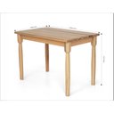 Ver imagem 3 de Mesa Espanha 1100x700 Tampo Eucalipto Marrom
