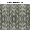 Ver imagem 6 de Sofá 2 Lugares Luck Ozki 140 cm Grafite Madeira Apuí Amêndoa Corda Náutica Chata Poliéster