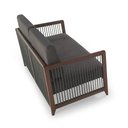 Ver imagem 2 de Sofá 2 Lugares Luck Ozki 140 cm Grafite Madeira Apuí Amêndoa Corda Náutica Chata Poliéster