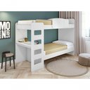 Ver imagem 4 de Beliche Solteiro Cantos Arredondados com Led Olga Branco