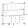 Kit Armario Cozinha 10 Portas 2983 Freijo Vanilla KTP - 4
