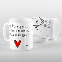 Caneca flork para alguem me amar - 1
