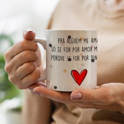 Caneca flork para alguem me amar - 2