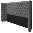 Ver mais imagens de Kit Cabeceira e Calçadeira Baú King Everest P02 195cm para Cama Box Linho - Doce Sonho Móveis