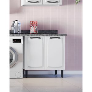 Balcão em Aço 80cm 2 Portas Sem Tampo New Premium Itatiaia
