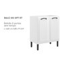 Balcão em Aço 80cm 2 Portas Sem Tampo New Premium Itatiaia - 5