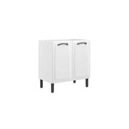 Balcão em Aço 80cm 2 Portas Sem Tampo New Premium Itatiaia - 4