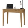 Conjunto Home Office 3 Peças 1 Escrivaninha 1 Gaveteiro 1 Estante Madeira Maciça Quebec Espresso Móveis - 4