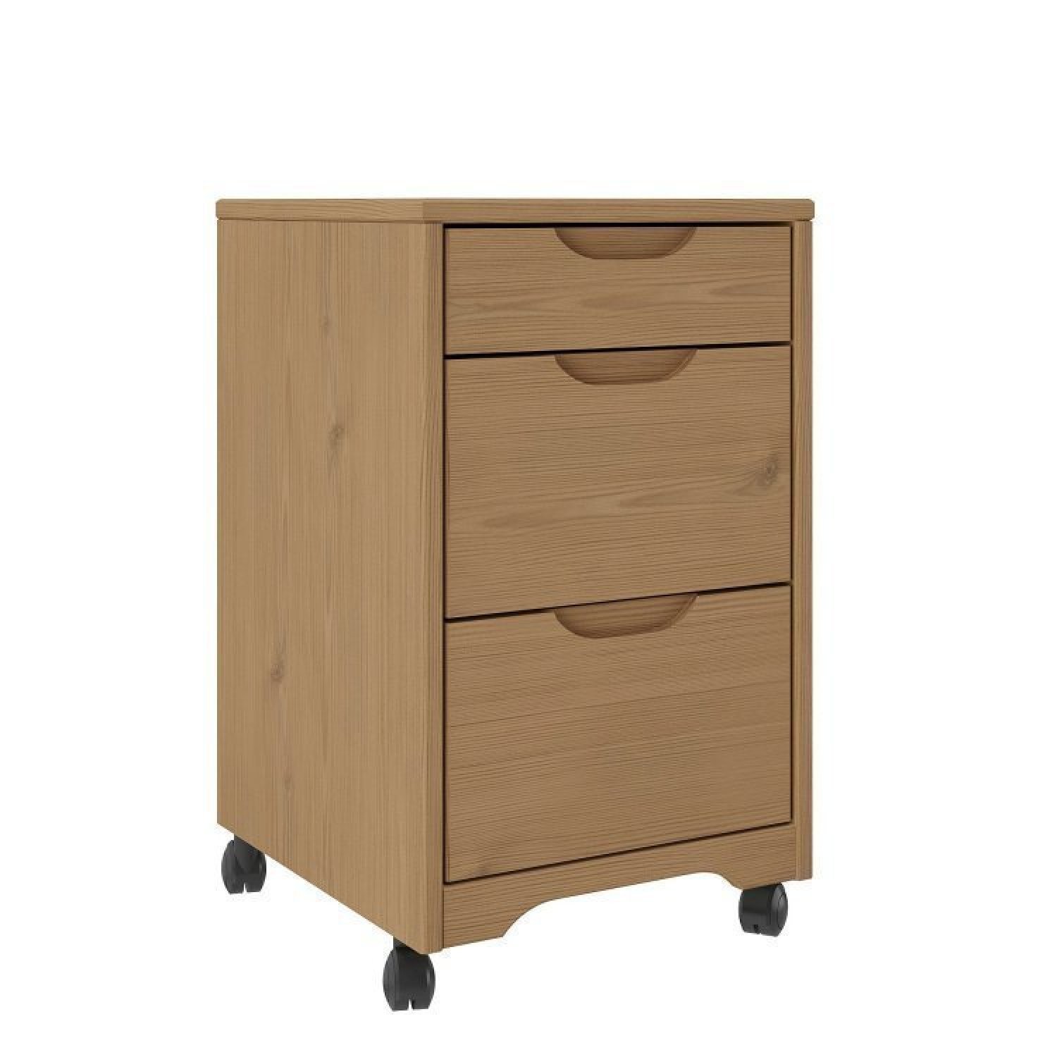 Conjunto Home Office 3 Peças 1 Escrivaninha 1 Gaveteiro 1 Estante Madeira Maciça Quebec Espresso Móveis - 9