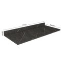 Ver imagem 4 de Tampo para Balcão 240cm Berlim Preto/Portoro
