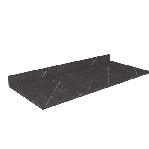 Tampo para Balcão 180cm Berlim Preto/Portoro