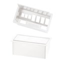 Ver imagem 6 de Mesa de Reunião Bipartida em MDF 300x90cm com 2 Caixas de Tomada Branco