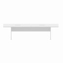Ver imagem 4 de Mesa de Reunião Bipartida em MDF 300x90cm com 2 Caixas de Tomada Branco
