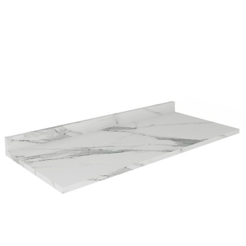 Tampo para Balcão 180cm Berlim Branco/Thasos