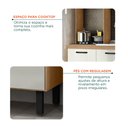 Ver imagem 7 de Cozinha Compacta 6 Portas e 1 Gaveta Zoe Espresso Móveis