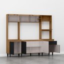 Ver imagem 3 de Cozinha Compacta 6 Portas e 1 Gaveta Zoe Espresso Móveis