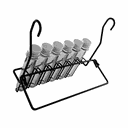 Ver imagem 3 de Porta Tempero com 06 Tubos e Trava de Apoio Preto 2466 Jomer