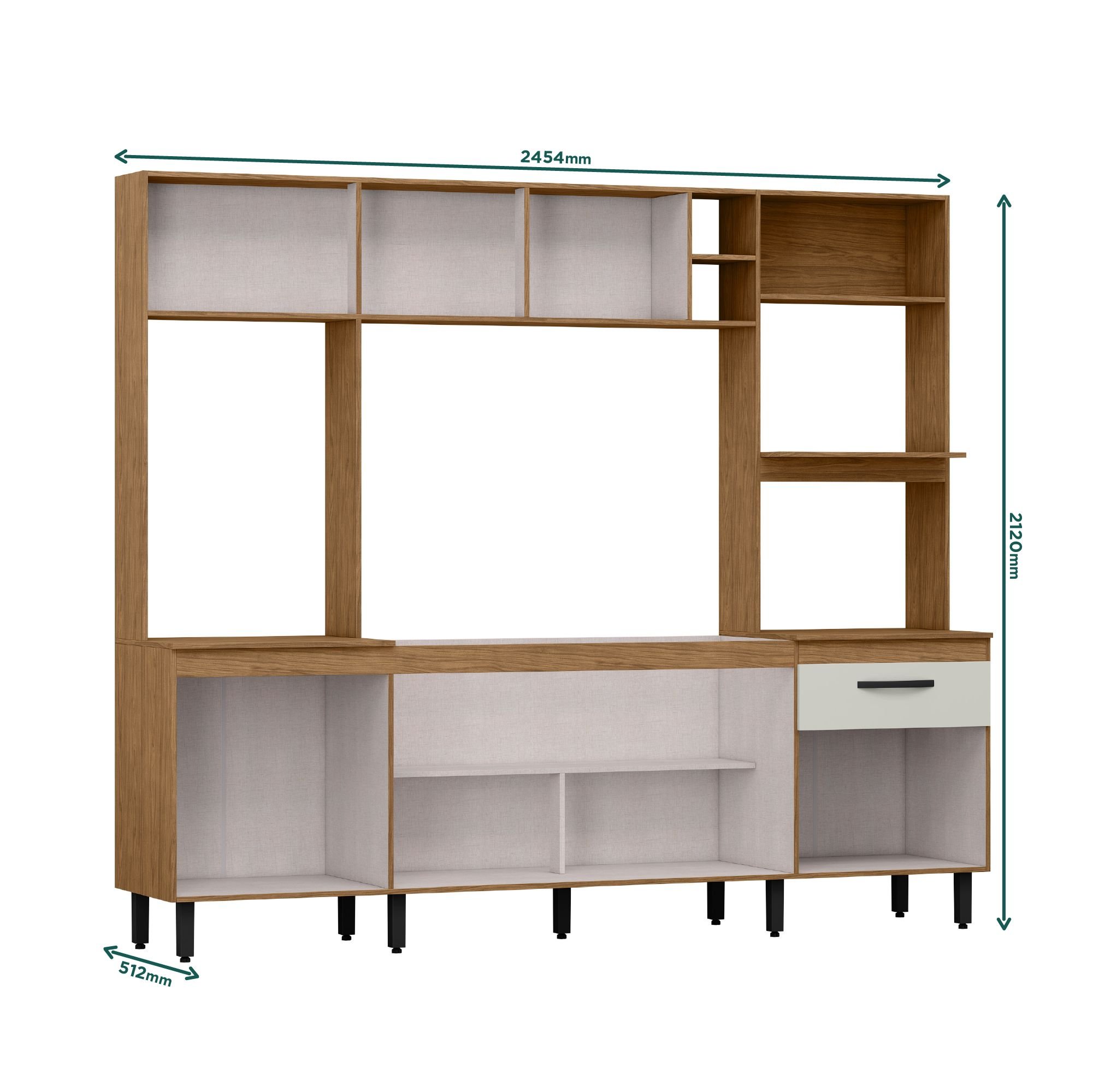 Cozinha Compacta Zoe 6 Portas e 1 Gaveta - 5
