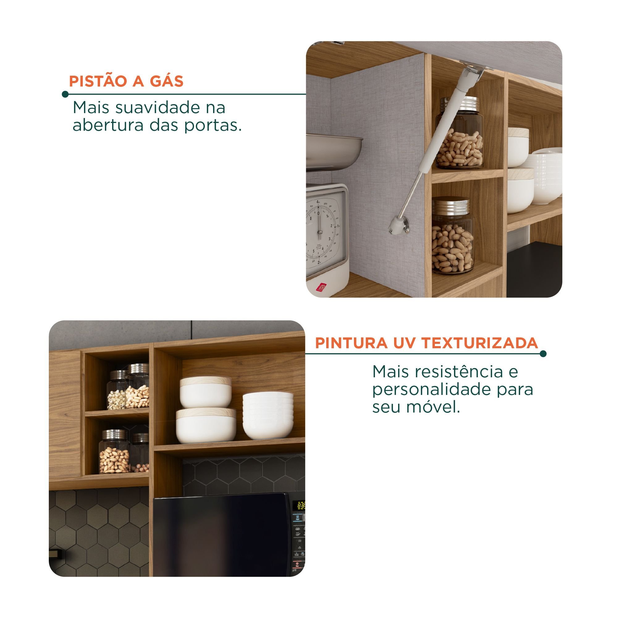 Cozinha Compacta Zoe 6 Portas e 1 Gaveta - 7