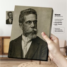 Coleção Literária do Machado de Assis - Quadros ou Placas Modulares com 4 Peças - 2