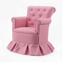 Ver imagem 2 de Poltrona Balanço Amentação Quarto Confortável Descanso Sala Leitura Suede:suede Rosa