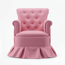 Ver imagem 3 de Poltrona Balanço Amentação Quarto Confortável Descanso Sala Leitura Suede:suede Rosa