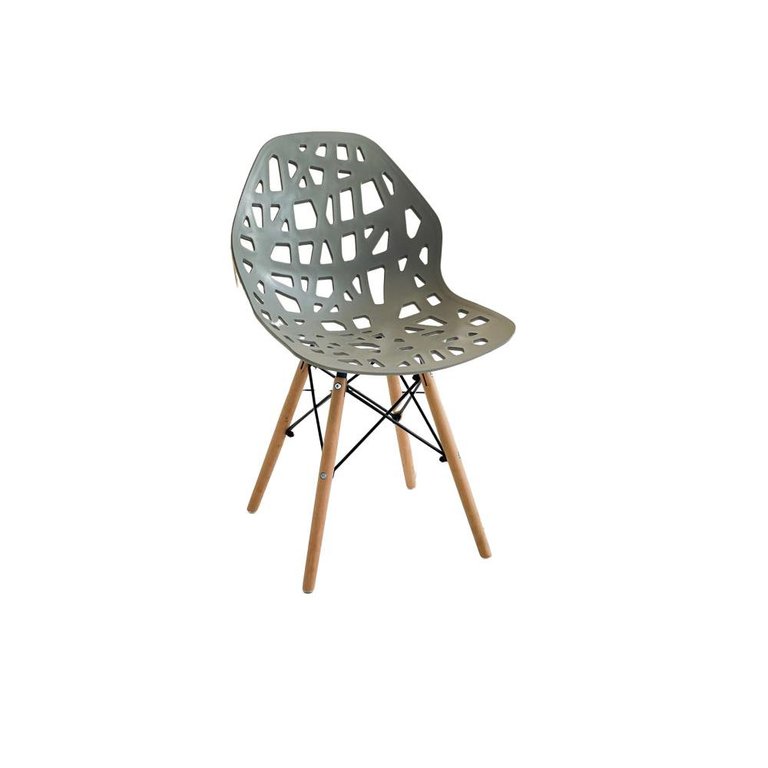 Cadeira De Jantar Cinza GardenLife Akron 1 Unidade