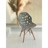 Cadeira De Jantar Cinza GardenLife Akron 1 Unidade - 3