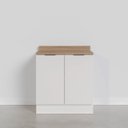 Ver imagem 7 de Balcão 2 Portas Com Tampo e Rodapé Ipanema CabeCasa MadeiraOriginals