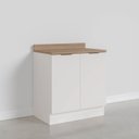 Ver mais imagens de Balcão 2 Portas Com Tampo e Rodapé Ipanema CabeCasa MadeiraOriginals