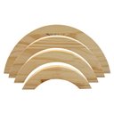 Ver imagem 1 de M1 ESCULTURA ARCO IRIS EM PINUS