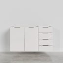 Ver mais imagens de Balcão Pia 2 Portas 4 Gavetas sem Tampo Ipanema CabeCasa MadeiraOriginals