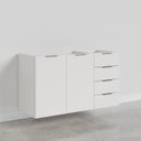 Ver imagem 2 de Balcão Pia 2 Portas 4 Gavetas sem Tampo Ipanema CabeCasa MadeiraOriginals