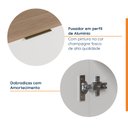 Ver imagem 4 de Torre Quente Planejada 2 Portas 2 Gavetas 2 Nichos para Forno e Microondas Ipanema CabeCasa MadeiraOriginals