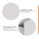 Ver imagem 4 de Torre Quente 2 Portas 2 Gavetas 2 Nichos para Forno e Microondas Ipanema CabeCasa MadeiraOriginals