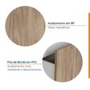 Ver imagem 4 de Torre Quente 2 Portas 2 Gavetas 2 Nichos para Forno e Microondas Ipanema CabeCasa MadeiraOriginals